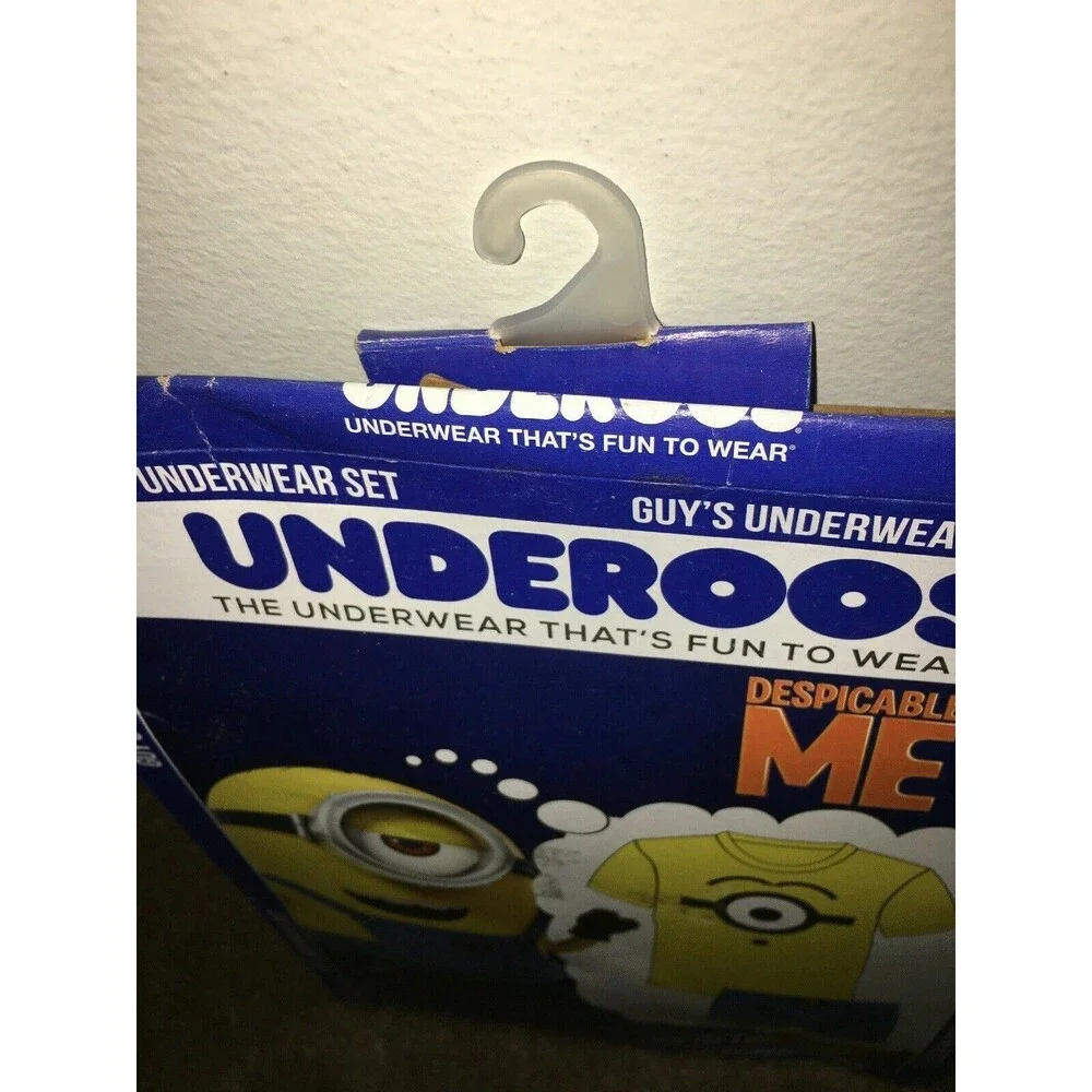 UNDEROOS Despicable Me Minions Men's 2pc Set Boxer Briefs & T-Shirt Size Medium